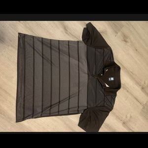 PGA Tour Performance Black/Grey Polo Men’s Large